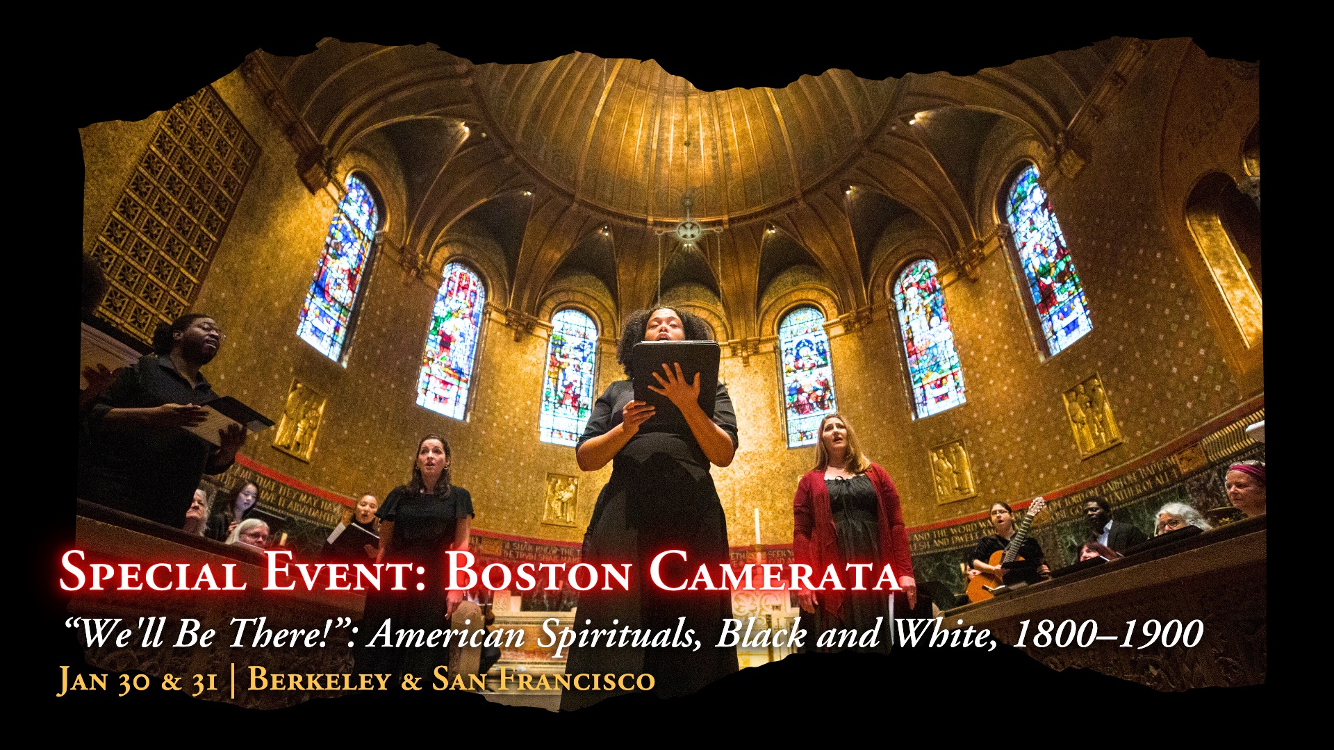 SFEMS Presents: Boston Camerata — We'll Be There! American Spirituals, Black and White, 1800–1900