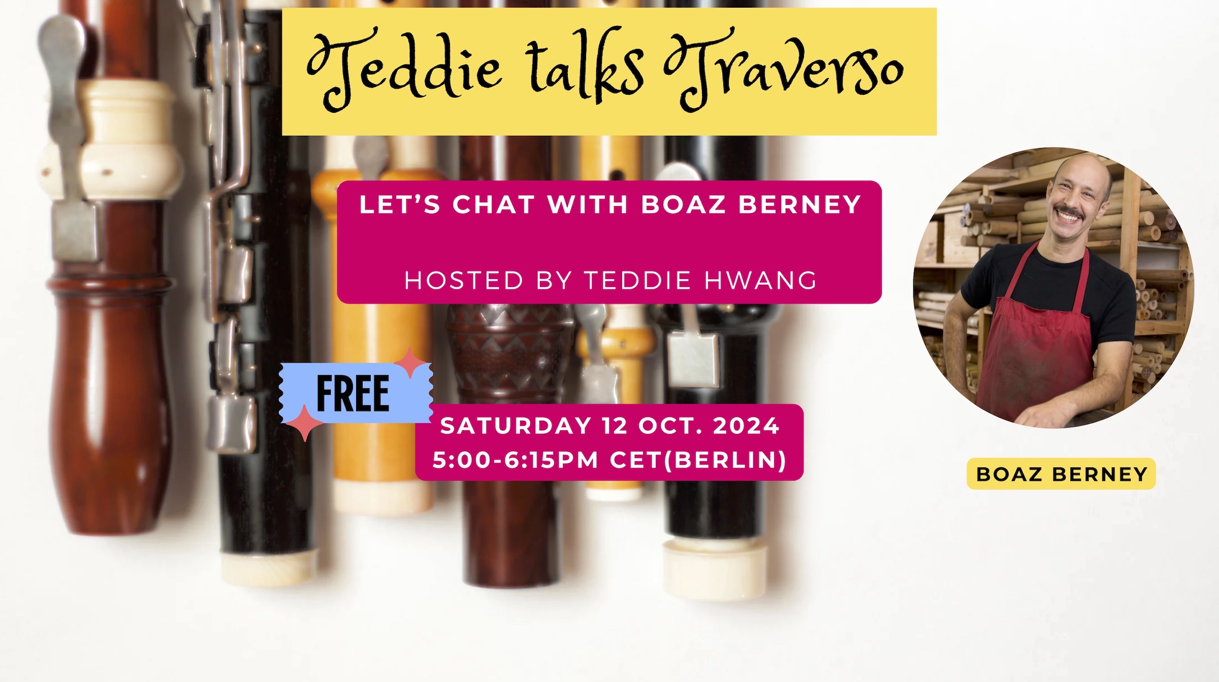 Teddie Talks Traverso - "Let's Chat with Boaz Berney"