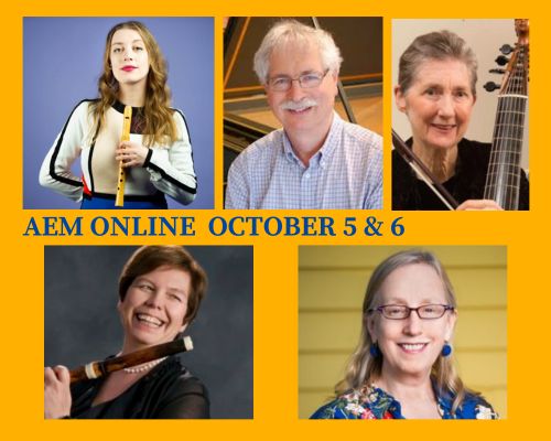 AEM ONLINE - "Let’s Not Play The Ink!", with Arthur Haas, harpsichord, and Martha McGaughey, viola da gamba