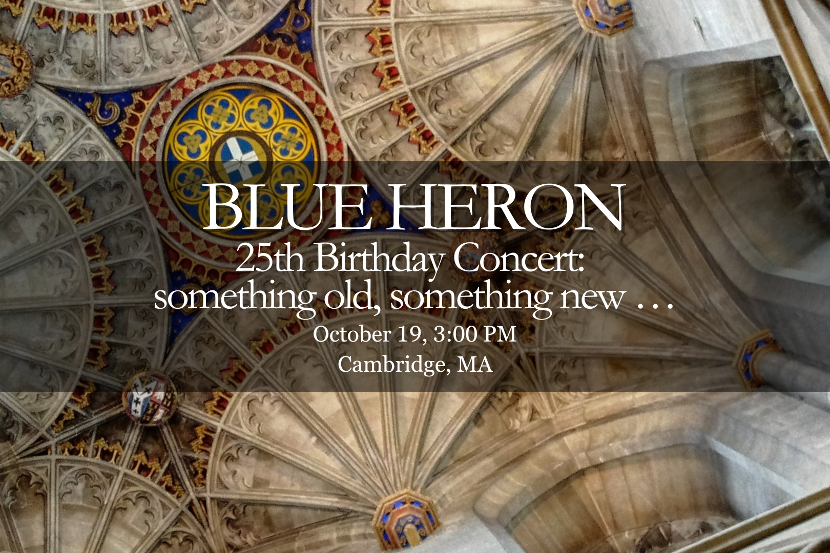 25th Birthday Concert: something old, something new …