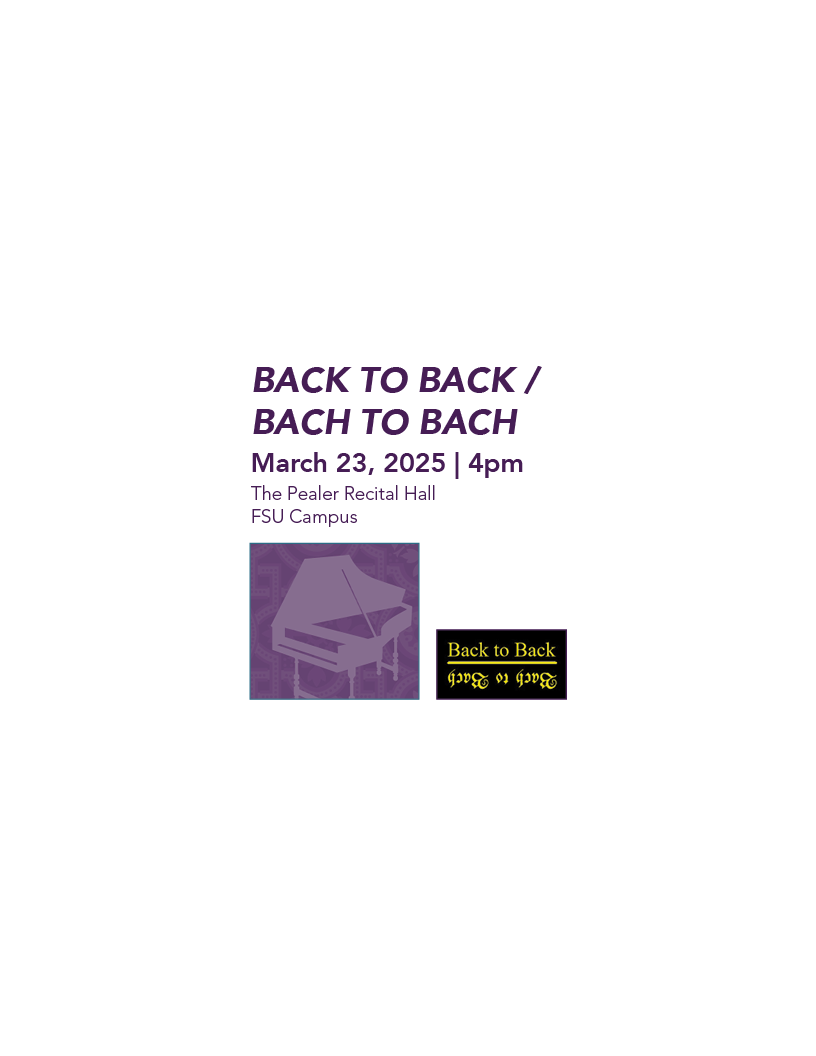 Back to Back | Bach to Bach